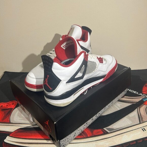 Air Jordan 4 retro ‘fire red’ 2012 Men Sneakers - Picture 3 of 6